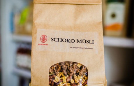 Regionale Lebensmittel - Schoko-Müsli von Zuckermühle
